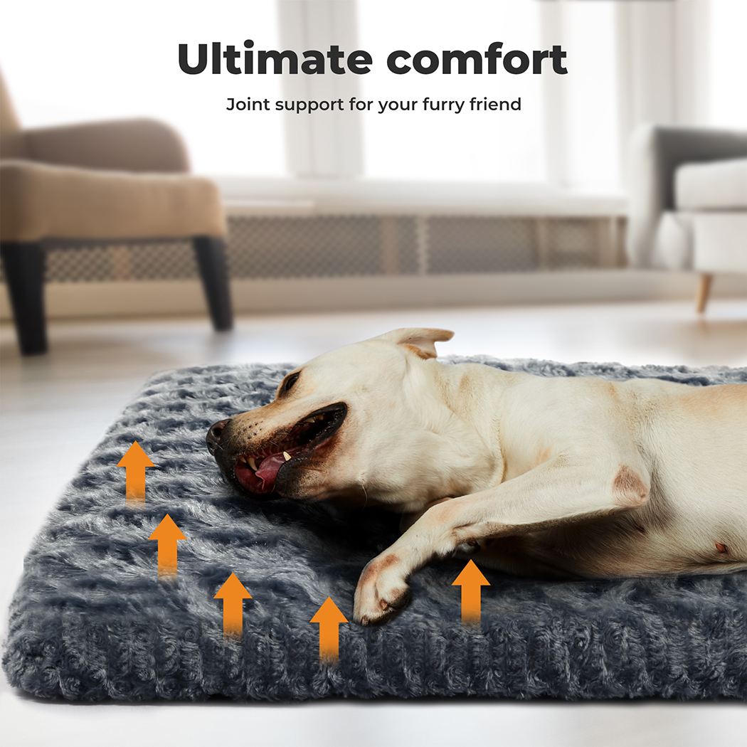 Pawz Dog Bed Pet Calming Washable Soft Warm Plush Mattress Cushion Extra Large - Picture 50 of 72