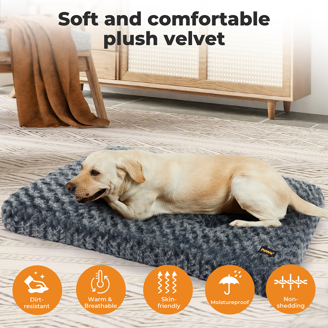 Pawz Dog Bed Pet Calming Washable Soft Warm Plush Mattress Cushion Extra Large - Picture 51 of 72