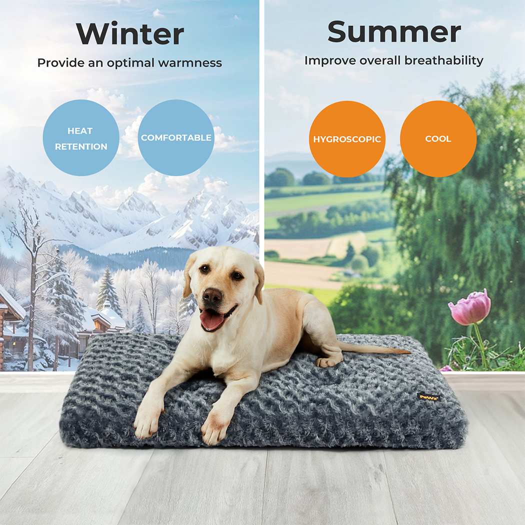 Pawz Dog Bed Pet Calming Washable Soft Warm Plush Mattress Cushion Extra Large - Picture 54 of 72