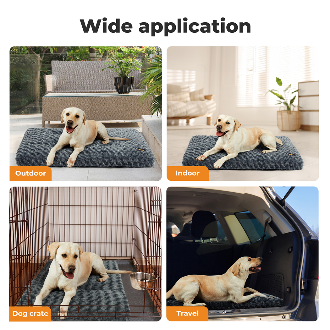 Pawz Dog Bed Pet Calming Washable Soft Warm Plush Mattress Cushion Extra Large - Picture 57 of 72