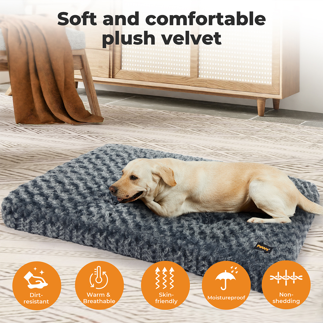 Pawz Dog Bed Pet Calming Washable Soft Warm Plush Mattress Cushion Extra Large - Picture 63 of 72