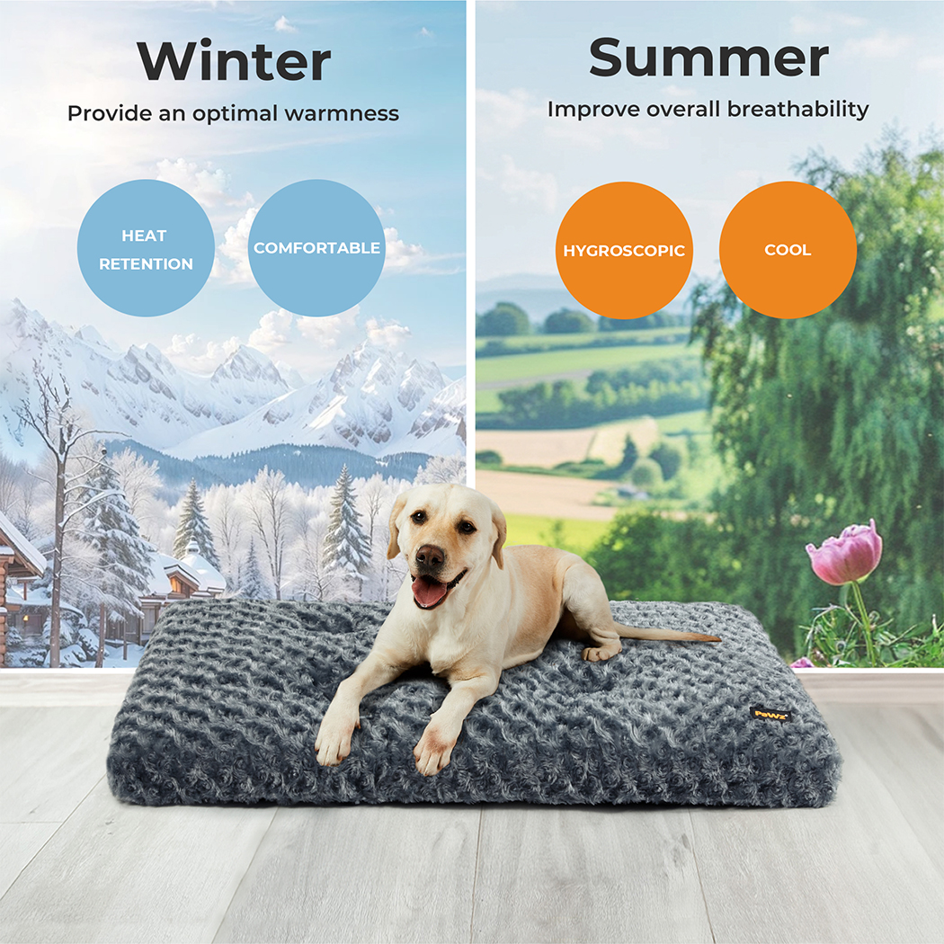 Pawz Dog Bed Pet Calming Washable Soft Warm Plush Mattress Cushion Extra Large - Picture 66 of 72