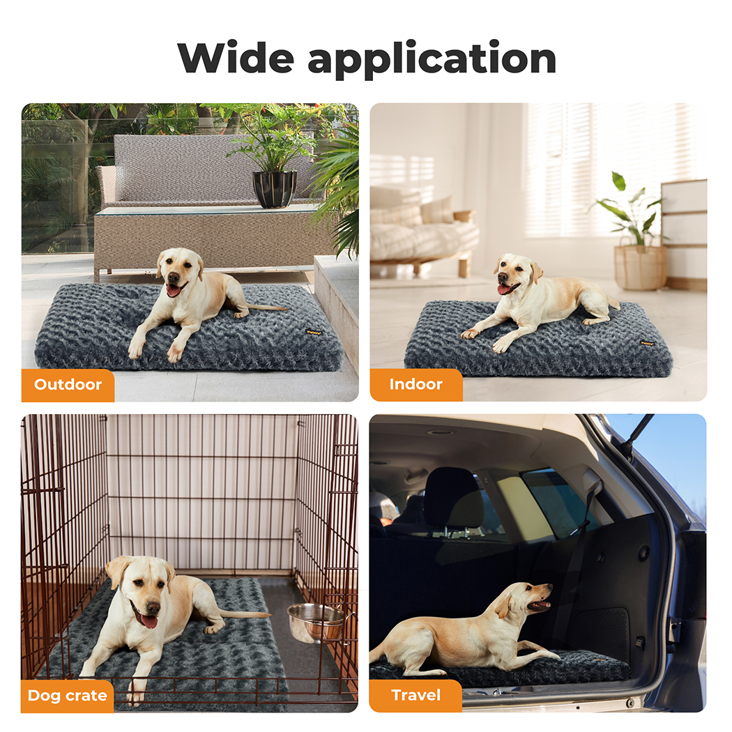 Pawz Dog Bed Pet Calming Washable Soft Warm Plush Mattress Cushion Extra Large - Picture 69 of 72