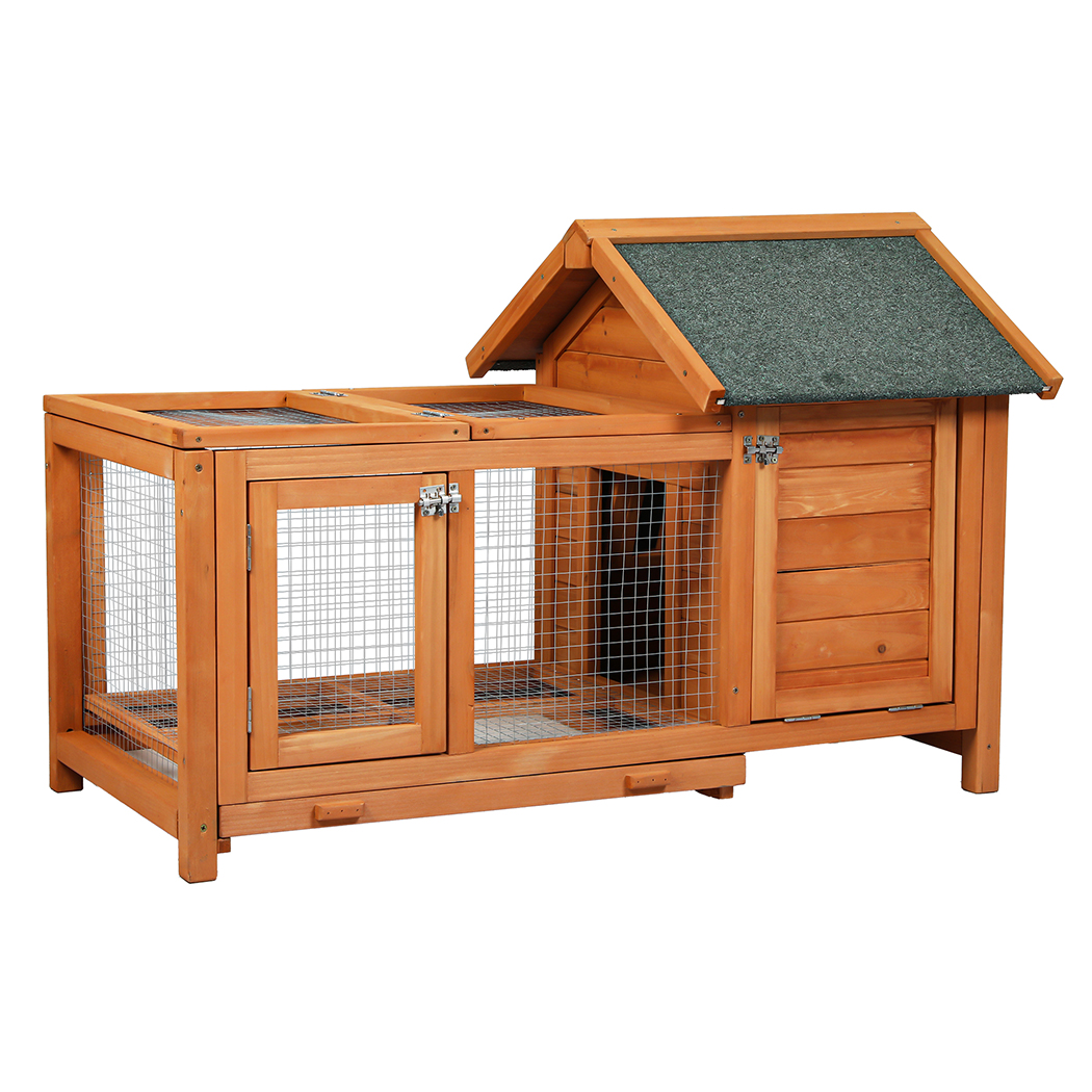 Pawz Chicken Coop Rabbit Hutch Large Hen Run Cage Hutches House Wooden Outdoor - Picture 22 of 45