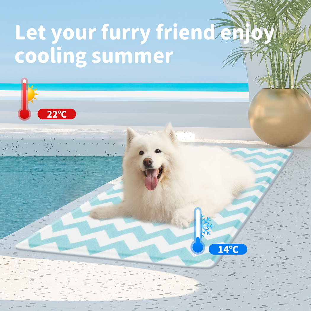 Pawz Pet Cooling Mat Gel Dog Water Bed Ice Mattress Non-Toxic Self-Cool Durable - Picture 15 of 107