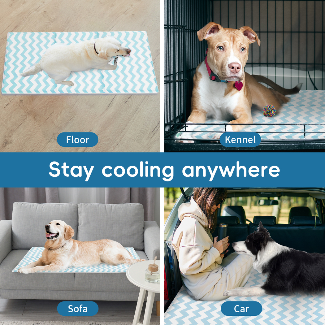 Pawz Pet Cooling Mat Gel Dog Water Bed Ice Mattress Non-Toxic Self-Cool Durable - Picture 22 of 107