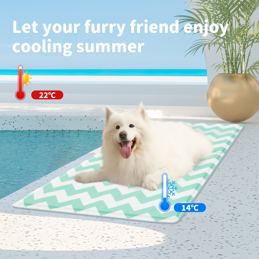 Pawz Pet Cooling Mat Gel Dog Water Bed Ice Mattress Non-Toxic Self-Cool Durable - Picture 63 of 107