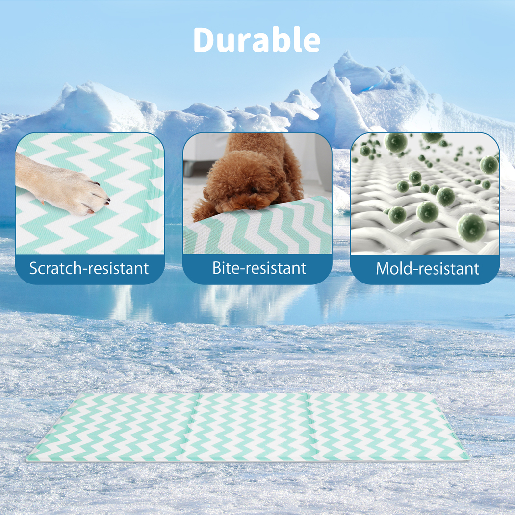 Pawz Pet Cooling Mat Gel Dog Water Bed Ice Mattress Non-Toxic Self-Cool Durable - Picture 64 of 107