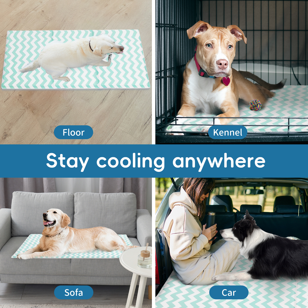 Pawz Pet Cooling Mat Gel Dog Water Bed Ice Mattress Non-Toxic Self-Cool Durable - Picture 70 of 107