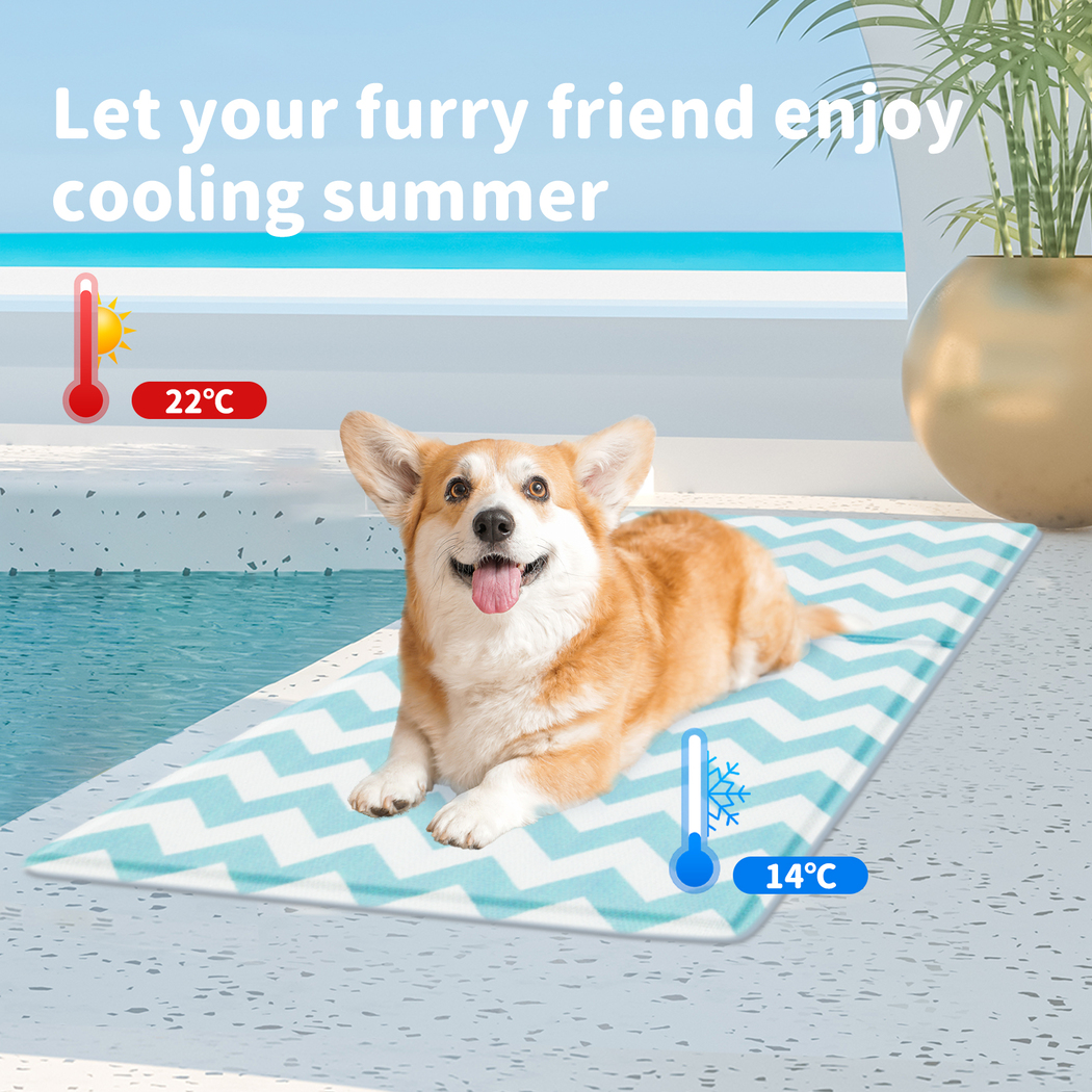 Pawz Pet Cooling Mat Gel Dog Water Bed Ice Mattress Non-Toxic Self-Cool Durable - Picture 27 of 107