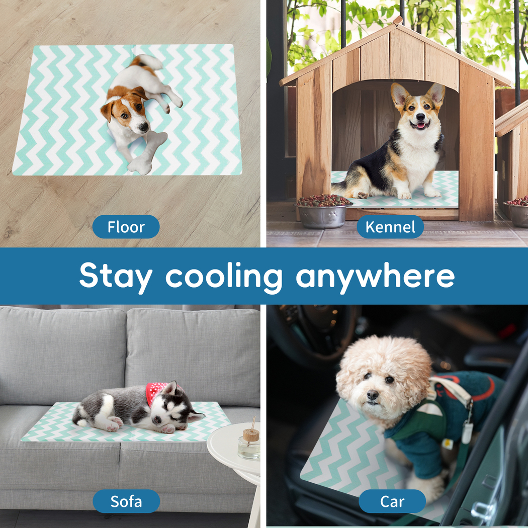 Pawz Pet Cooling Mat Gel Dog Water Bed Ice Mattress Non-Toxic Self-Cool Durable - Picture 82 of 107