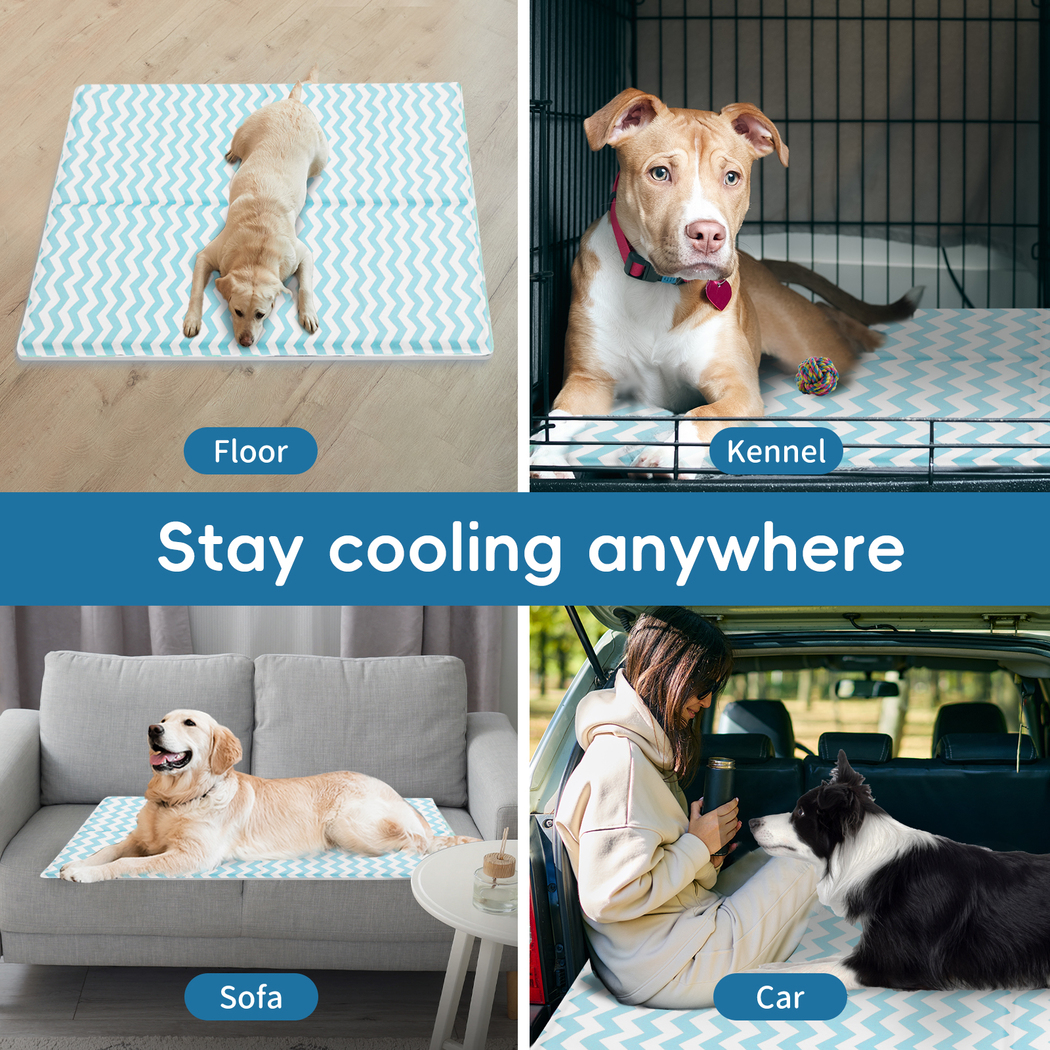 Pawz Pet Cooling Mat Gel Dog Water Bed Ice Mattress Non-Toxic Self-Cool Durable - Picture 58 of 107