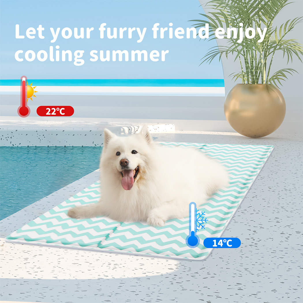 Pawz Pet Cooling Mat Gel Dog Water Bed Ice Mattress Non-Toxic Self-Cool Durable - Picture 99 of 107