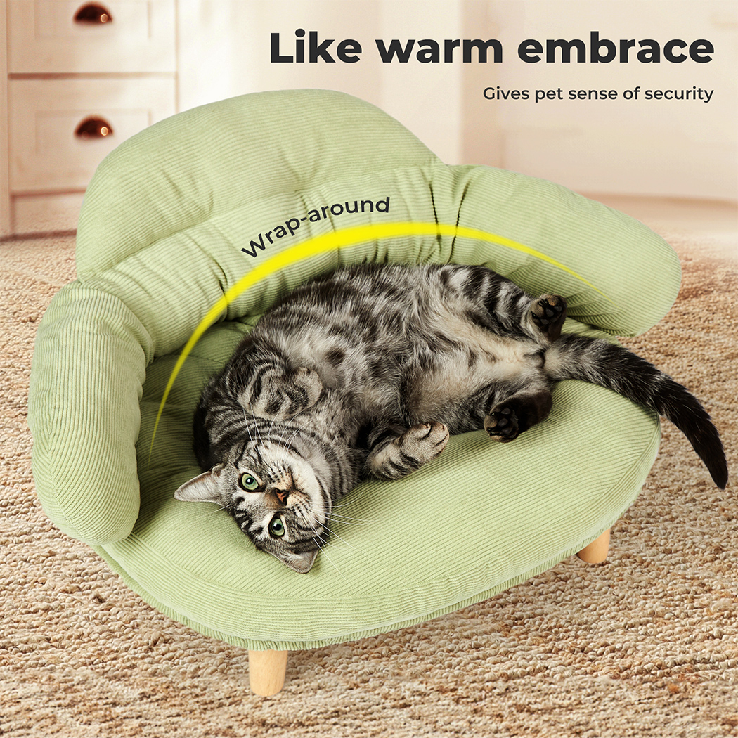 Pawz Elevated Pet Dog Cat Bed Sofa Couch Kitten Lounge Raised Sofa Bed 4-Legged - Picture 17 of 60
