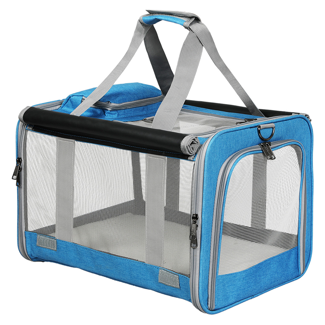 Pawz Pet Carrier Bag Foldable Dog Cat Soft Crate Travel Cage Portable Car Kennel - Picture 24 of 84