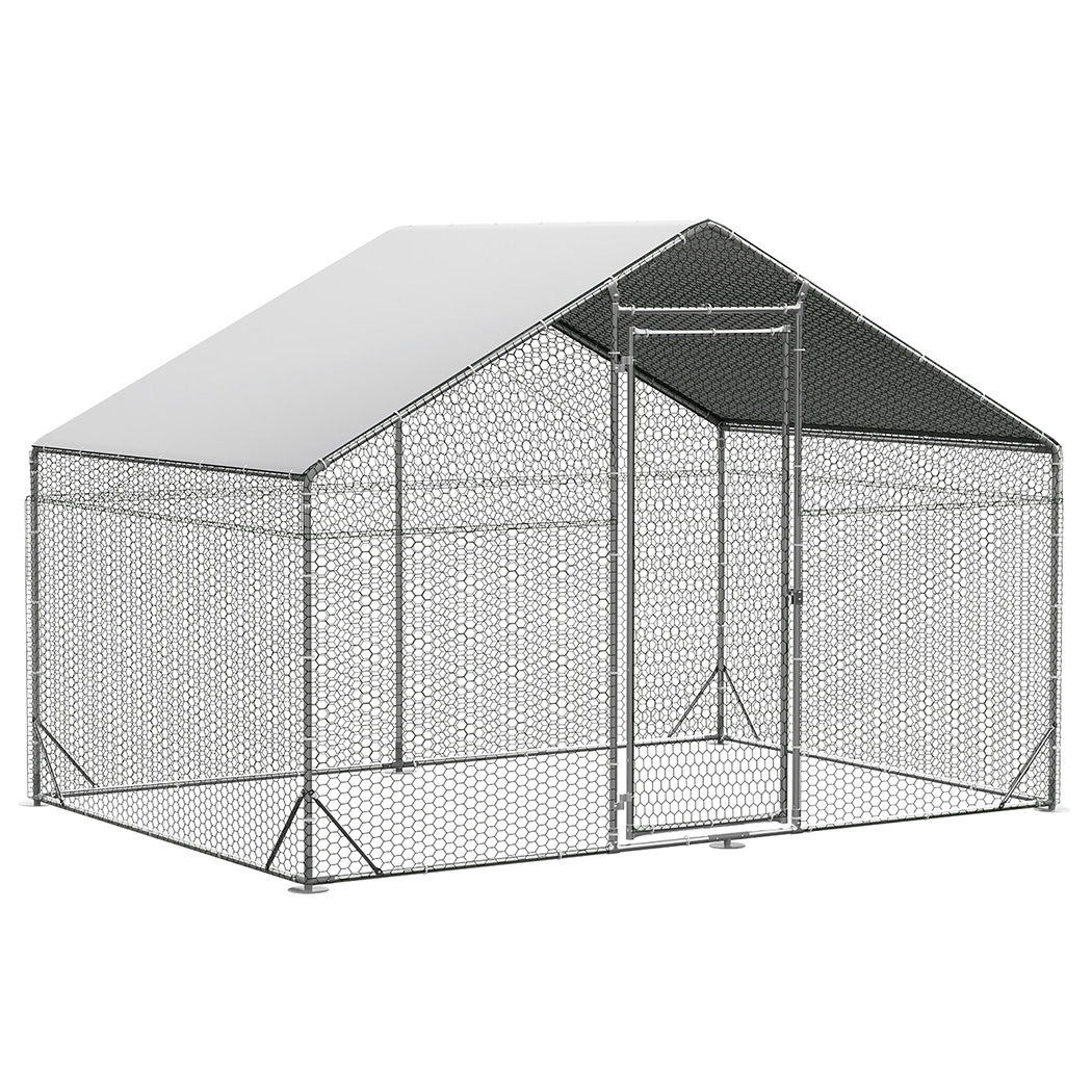 Pawz Chicken Coop Extra Large Walk in Hen Cage Rabbit Hutch Ferret House Cover - Picture 24 of 48
