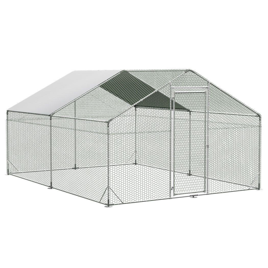 Pawz Chicken Coop Extra Large Walk in Hen Cage Rabbit Hutch Ferret House Cover - Picture 36 of 48