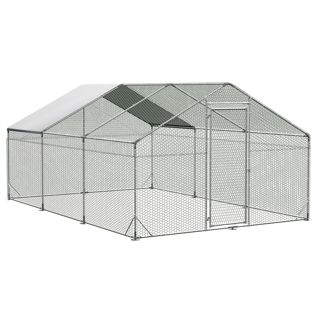 Pawz Chicken Coop Extra Large Walk in Hen Cage Rabbit Hutch Ferret House Cover - Picture 48 of 48