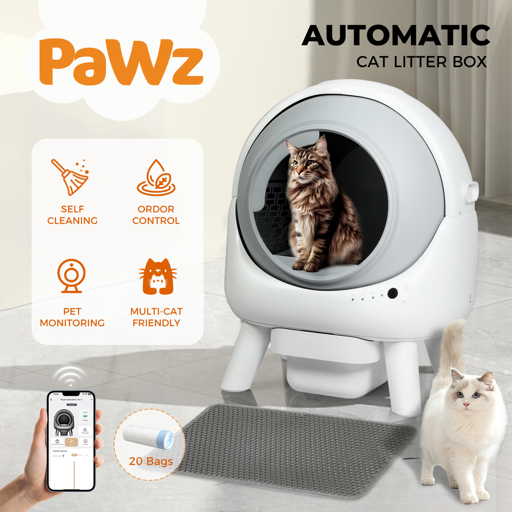 Pawz Smart Cat Litter Box Large Marchine Automatic Self Cleaning APP Control - Picture 25 of 36