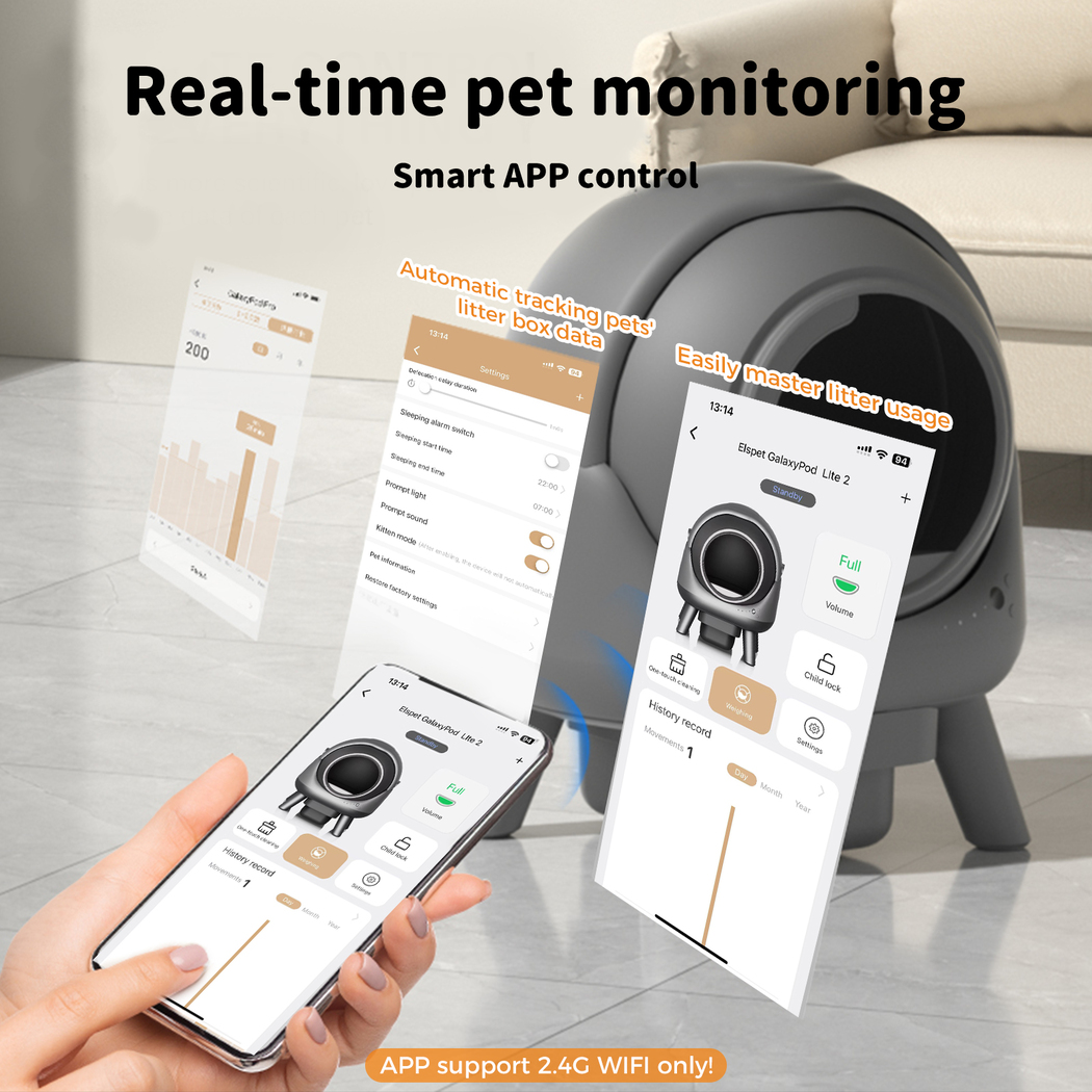 Pawz Smart Cat Litter Box Large Marchine Automatic Self Cleaning APP Control - Picture 17 of 36