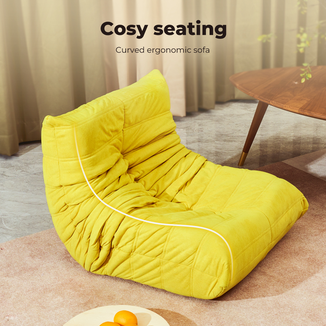 Levede Floor Sofa Chair Lazy Foam Modular Recliner Gaming Couch Kids Adults - Picture 32 of 101