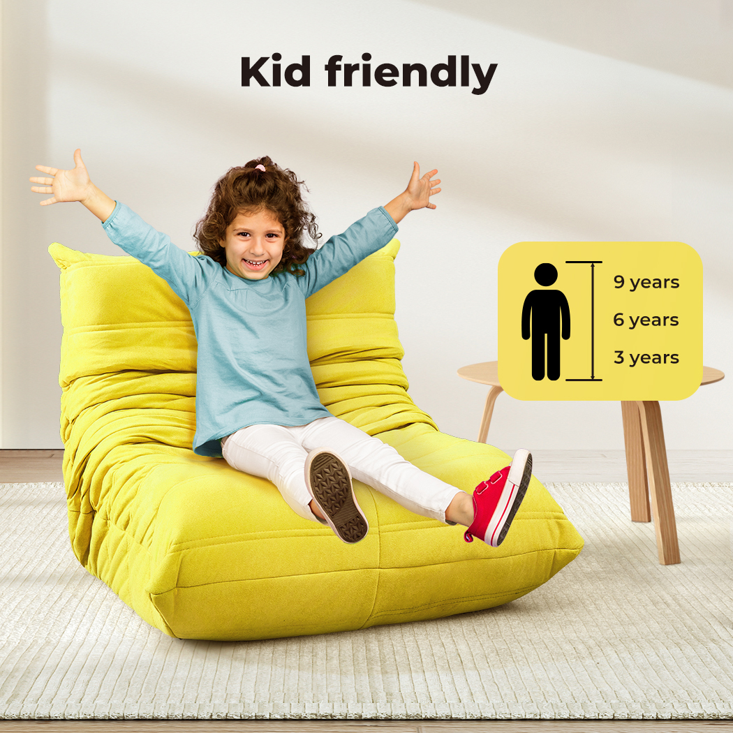 Levede Floor Sofa Chair Lazy Foam Modular Recliner Gaming Couch Kids Adults - Picture 33 of 101