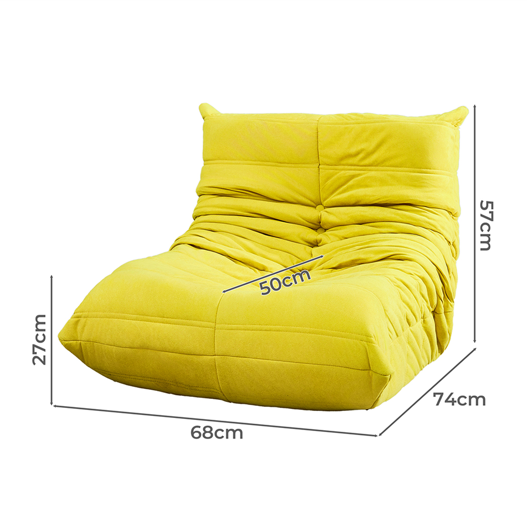 Levede Floor Sofa Chair Lazy Foam Modular Recliner Gaming Couch Kids Adults - Picture 38 of 101