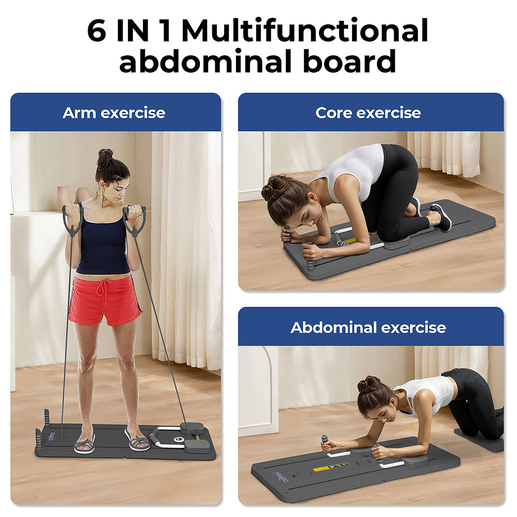Centra Pilates Reformer Board Foldable Core & Abdominal Workout for Home Gym - Picture 13 of 33