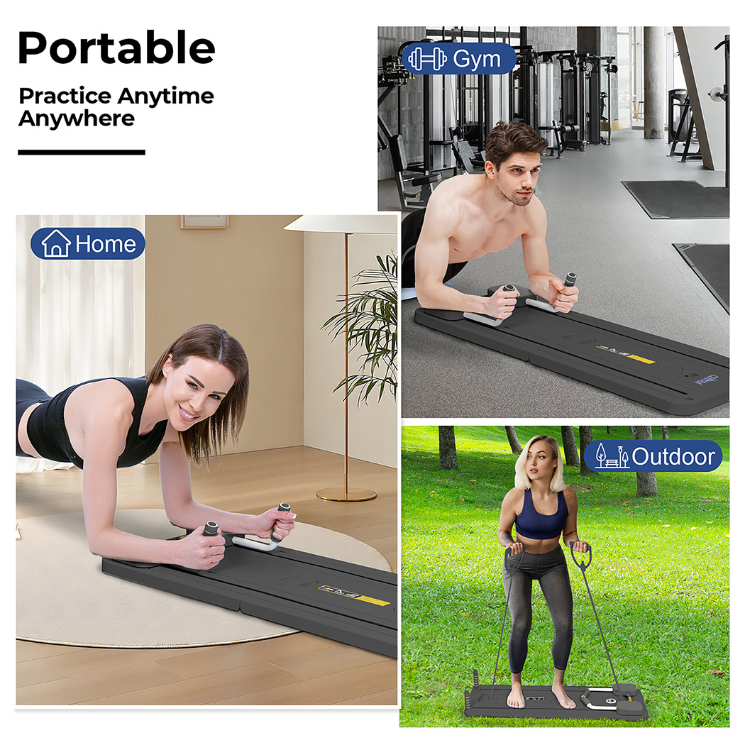 Centra Pilates Reformer Board Foldable Core & Abdominal Workout for Home Gym - Picture 19 of 33