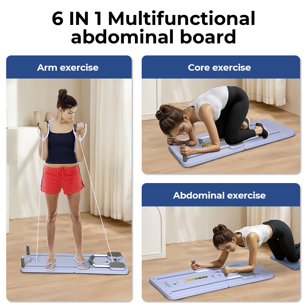 Centra Pilates Reformer Board Foldable Core & Abdominal Workout for Home Gym - Picture 24 of 33