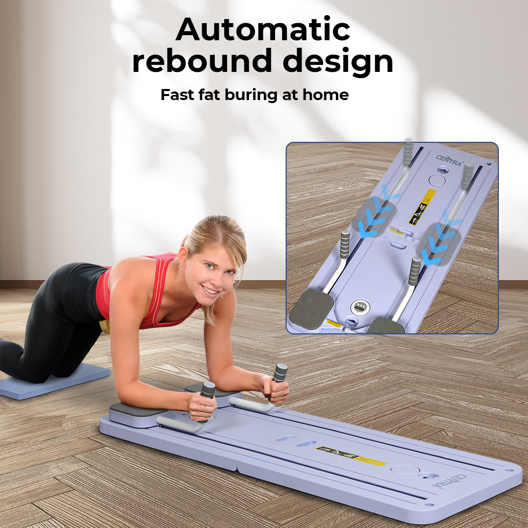 Centra Pilates Reformer Board Foldable Core & Abdominal Workout for Home Gym - Picture 25 of 33