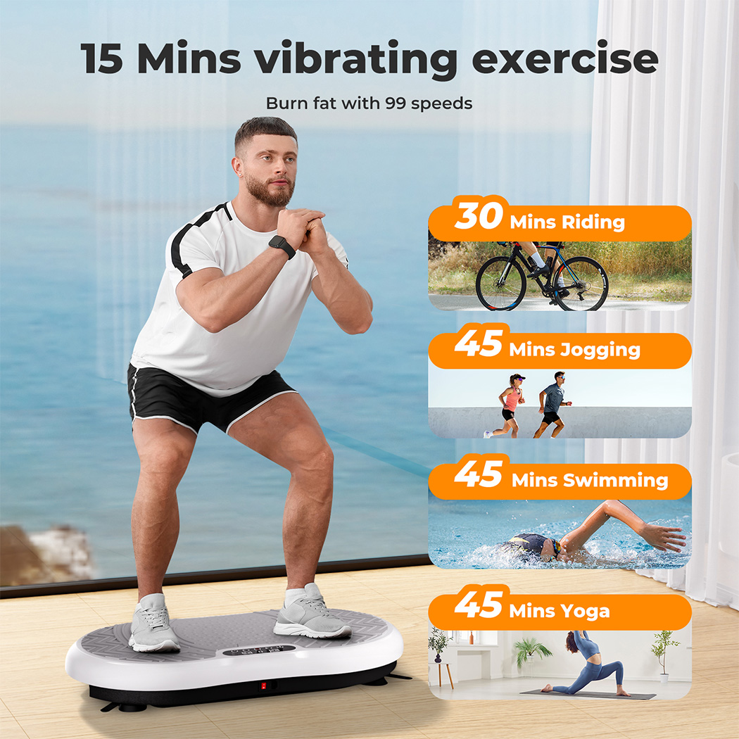 Centra Vibration Plate Machine Vibrator Train Fitness Full Body Workout - Picture 25 of 33