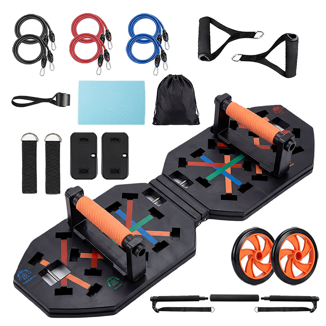 Centra Push Up Board Rack Stand Grip Bar Handle Muscle Train Gym Workout Fitness