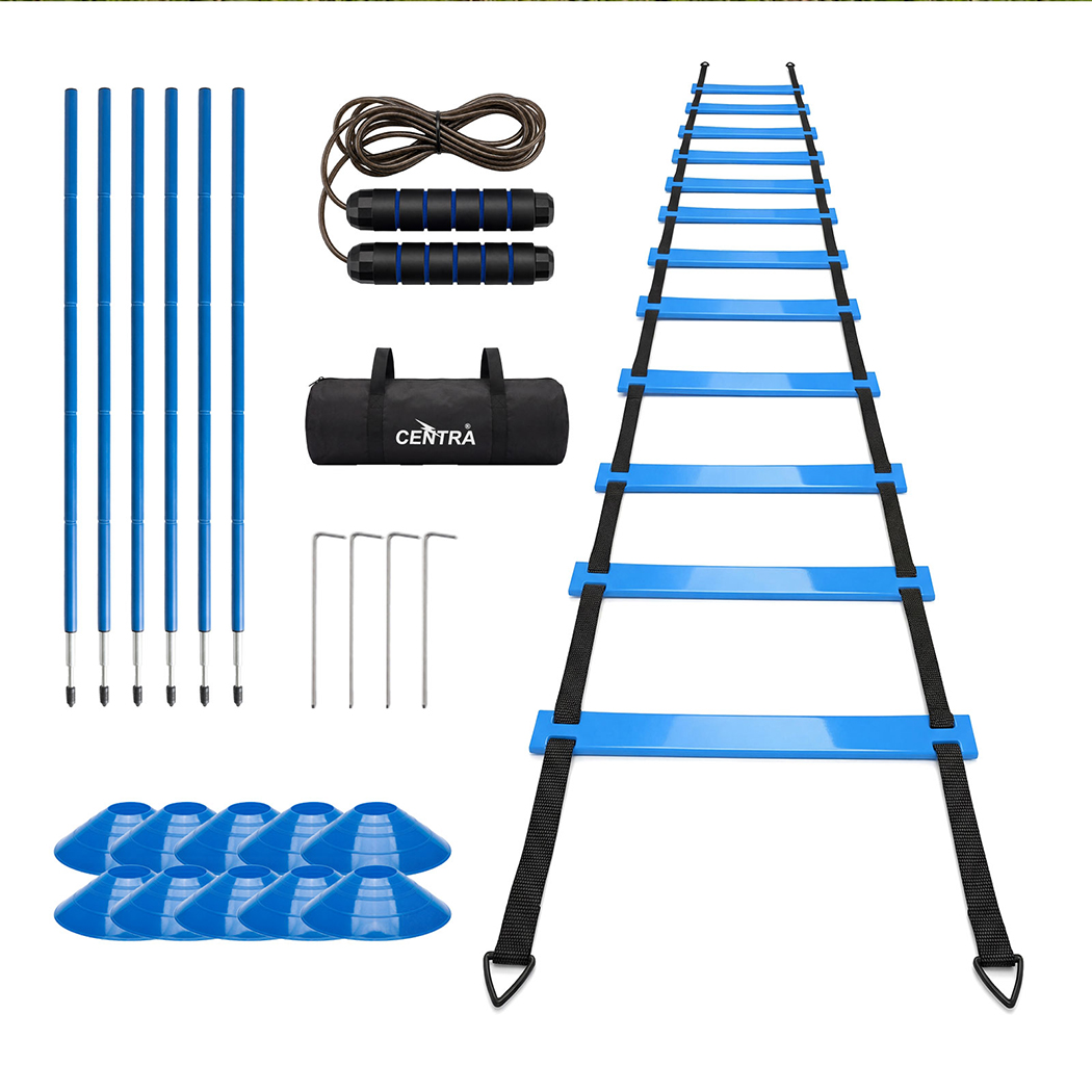 Centra Soccer Agility Training Poles Set Includes 6 Agility Poles Agility Ladder detail