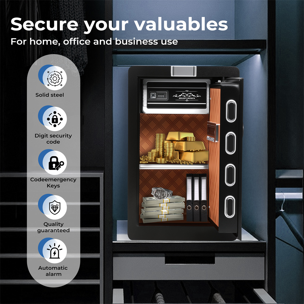 Digital Safe Fingerprint Large Security Safe Box Money Safe Box Home Office - Picture 13 of 33