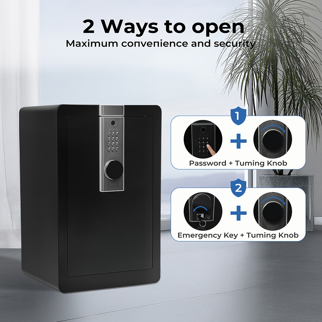 Digital Safe Fingerprint Large Security Safe Box Money Safe Box Home Office - Picture 19 of 33
