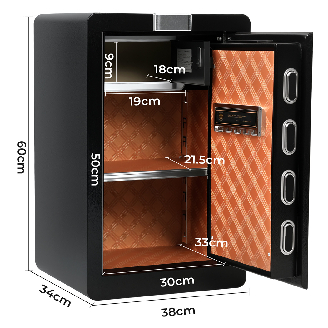 Digital Safe Fingerprint Large Security Safe Box Money Safe Box Home Office - Picture 21 of 33