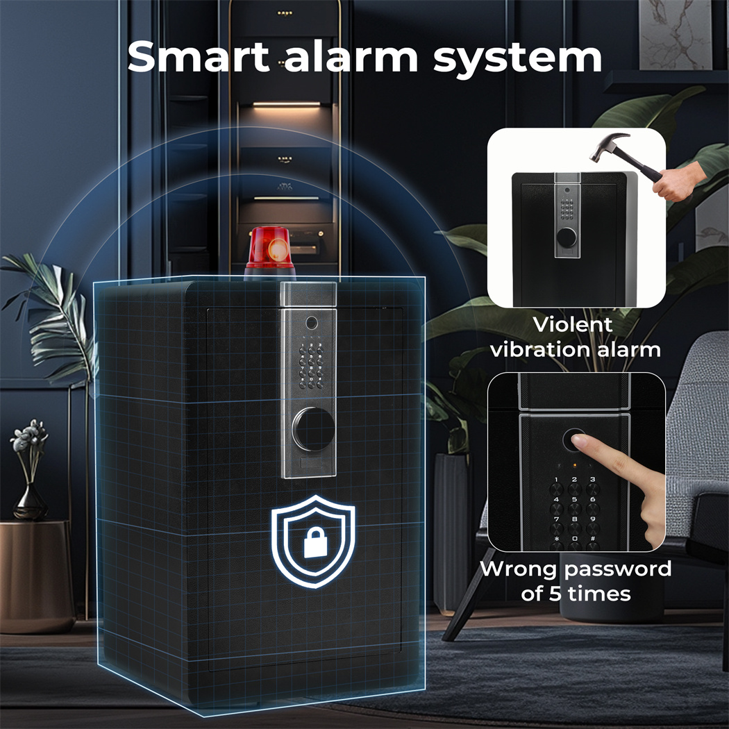 Digital Safe Fingerprint Large Security Safe Box Money Safe Box Home Office - Picture 28 of 33