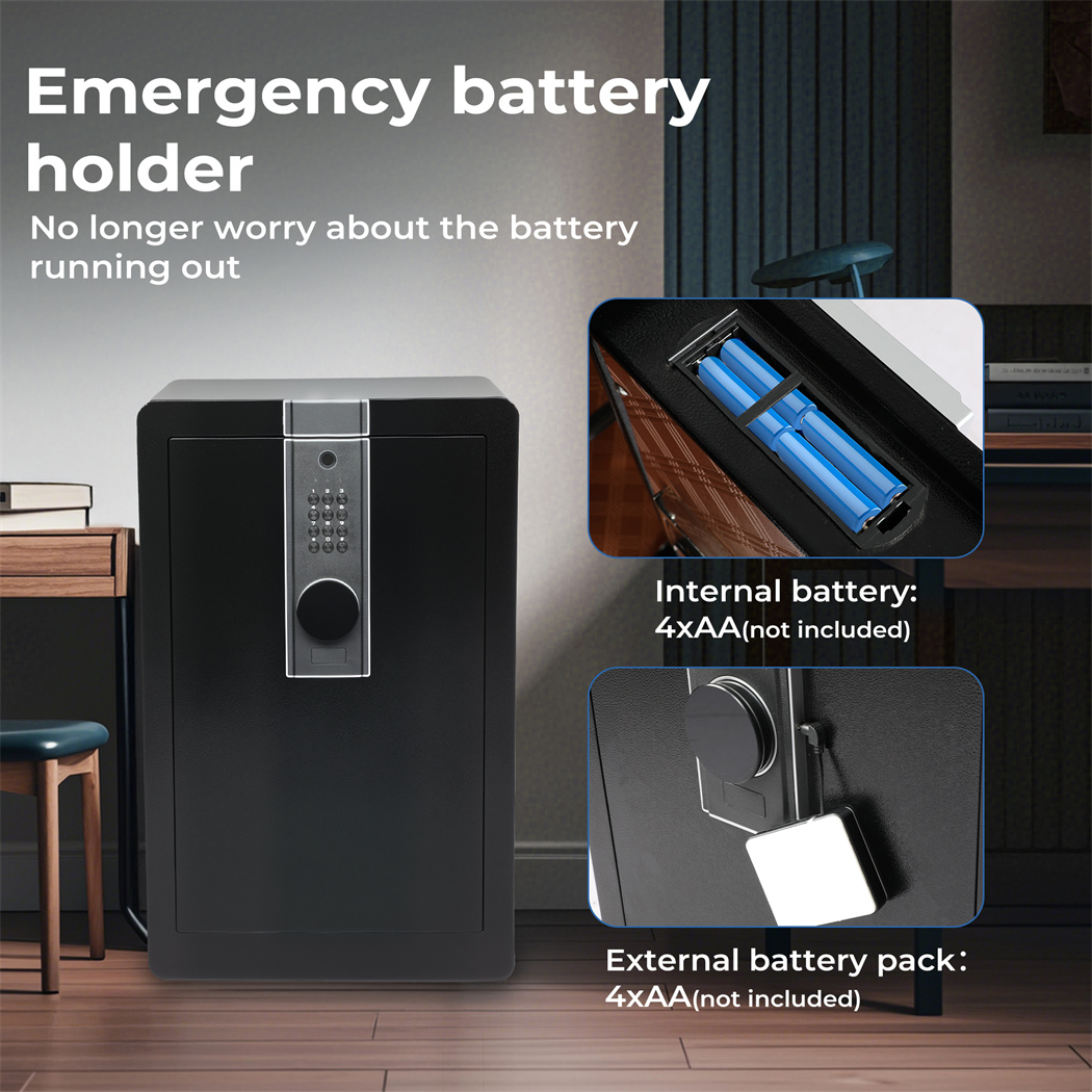 Digital Safe Fingerprint Large Security Safe Box Money Safe Box Home Office - Picture 29 of 33