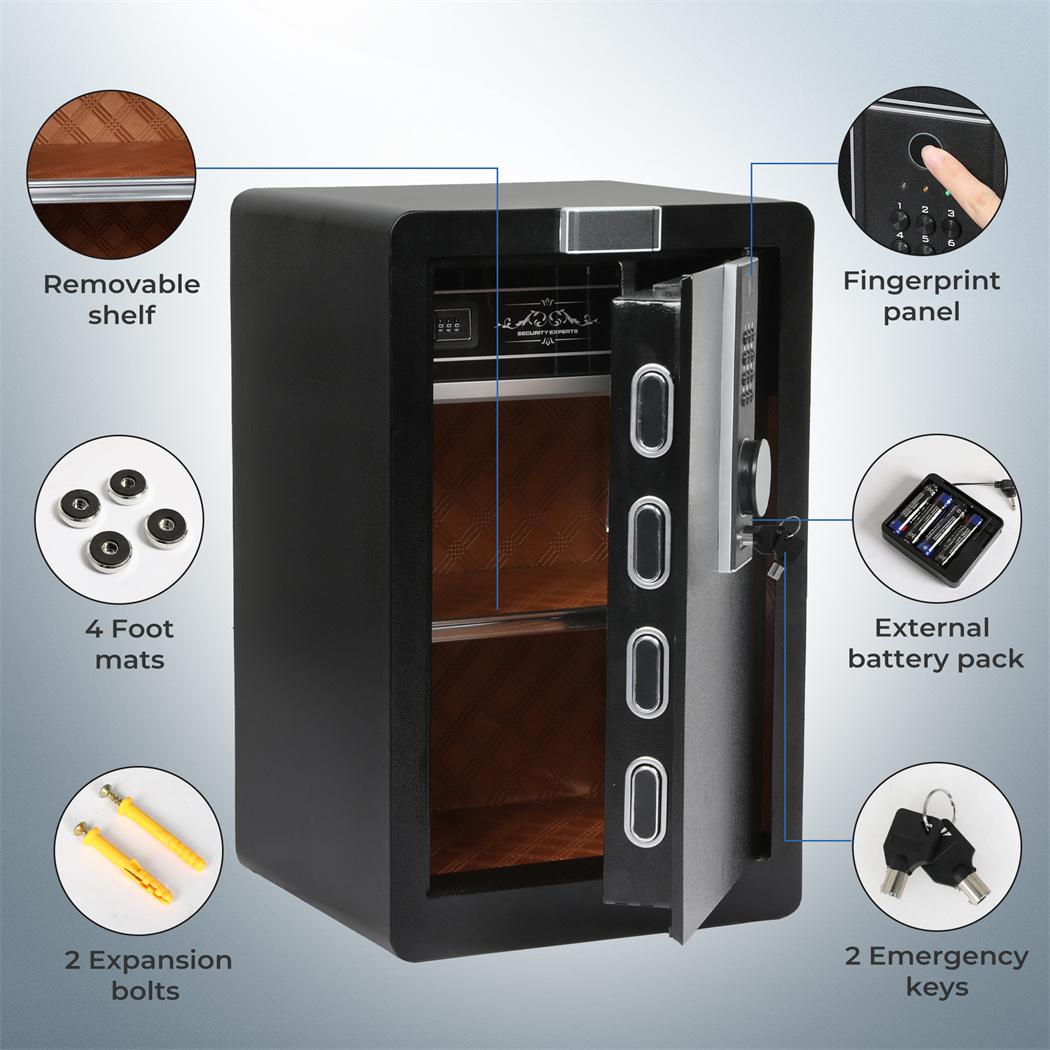 Digital Safe Fingerprint Large Security Safe Box Money Safe Box Home Office - Picture 31 of 33