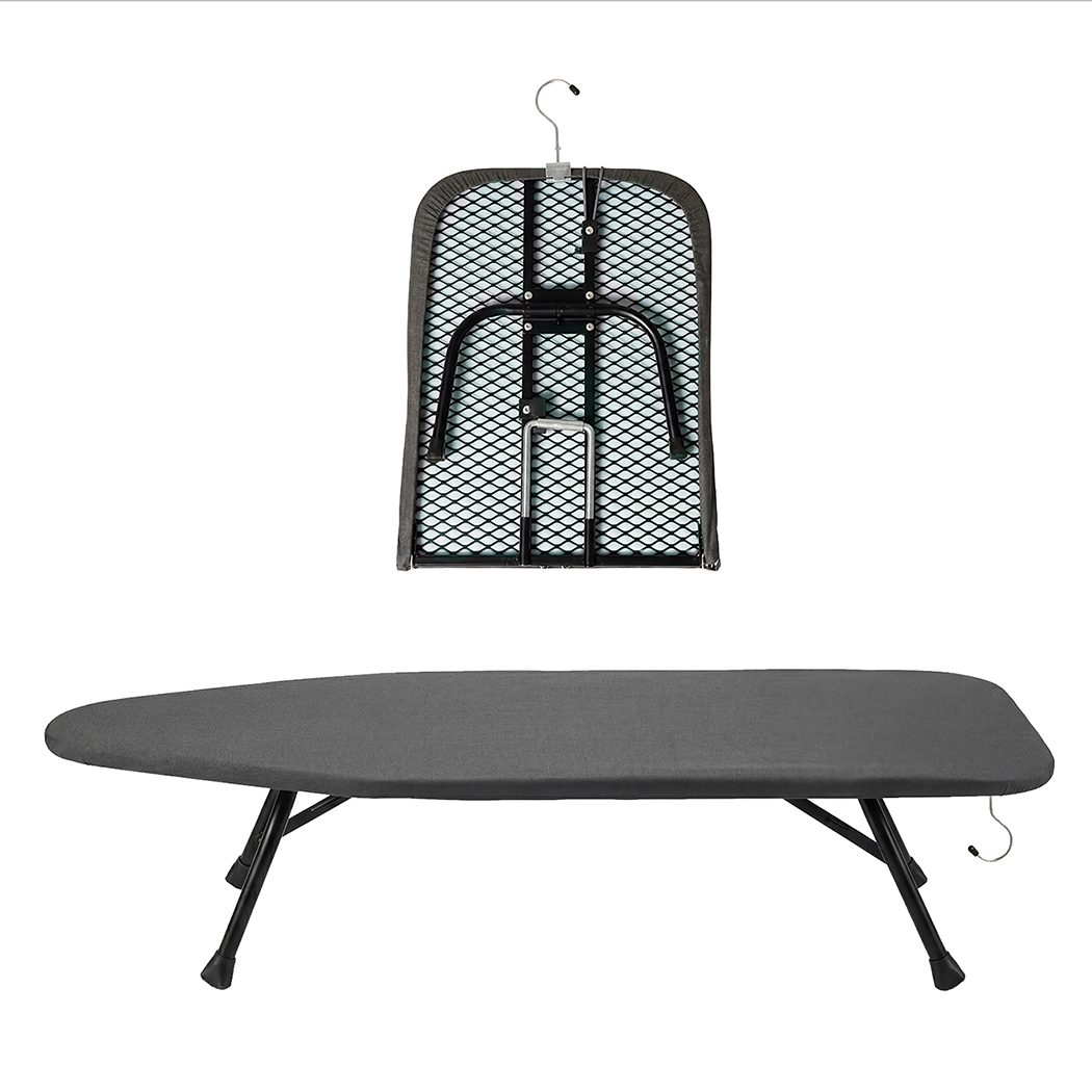 Levede Metal Table Ironing Board Folding Heat Resistant Cover 100% Cotton Pad detail
