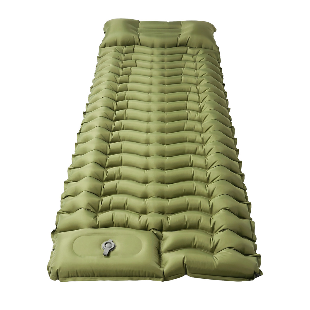 Mountview Camping Sleeping Pad Ultralight Inflatable Mattress Bed Pillow Hiking detail