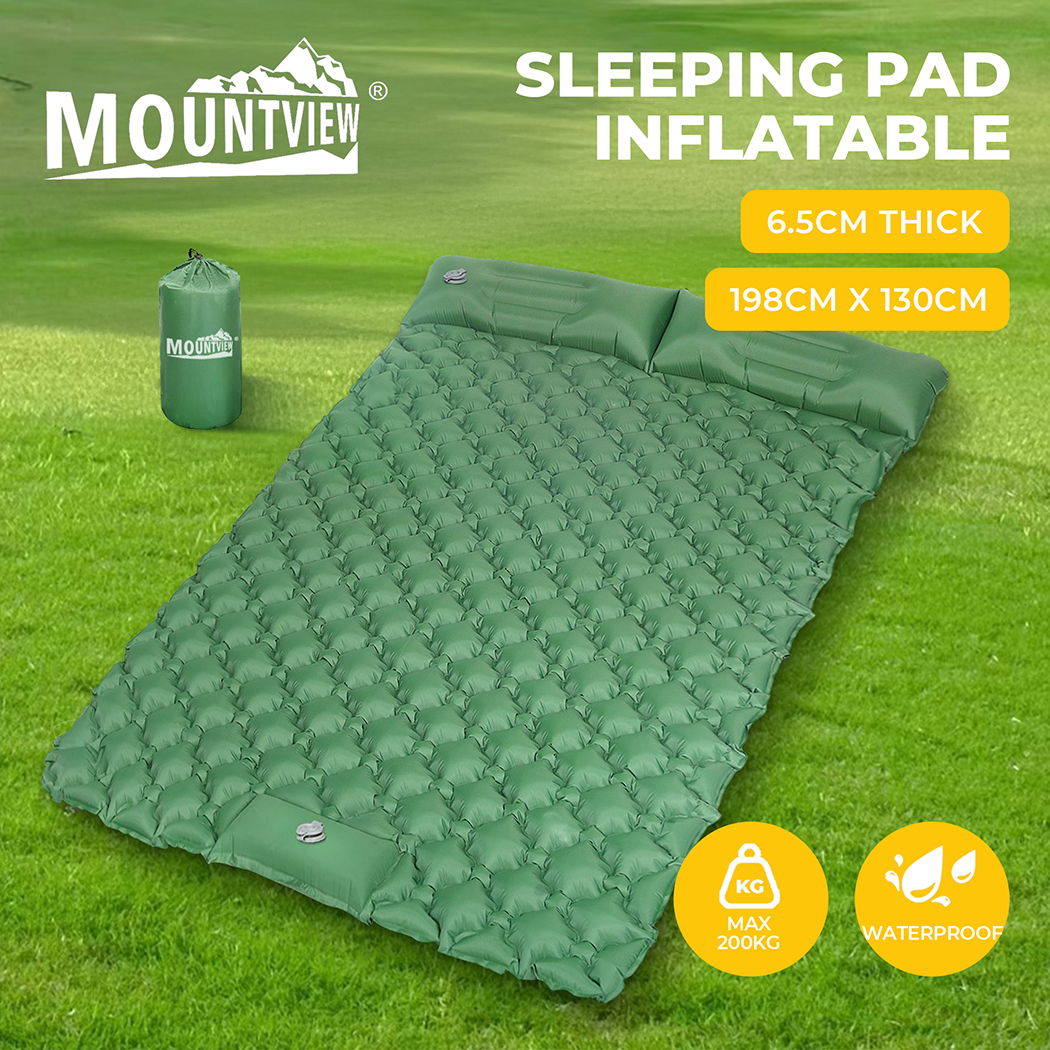 Mountview Self Inflating Mattress Camping Air Bed Sleeping Pad Double Pillow Bag - Picture 13 of 36