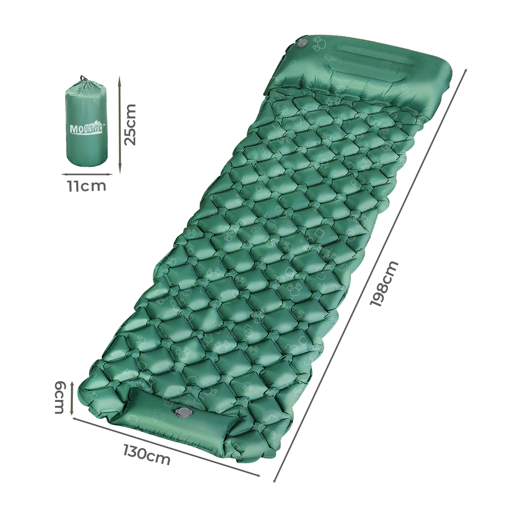 Mountview Self Inflating Mattress Camping Air Bed Sleeping Pad Double Pillow Bag - Picture 34 of 36
