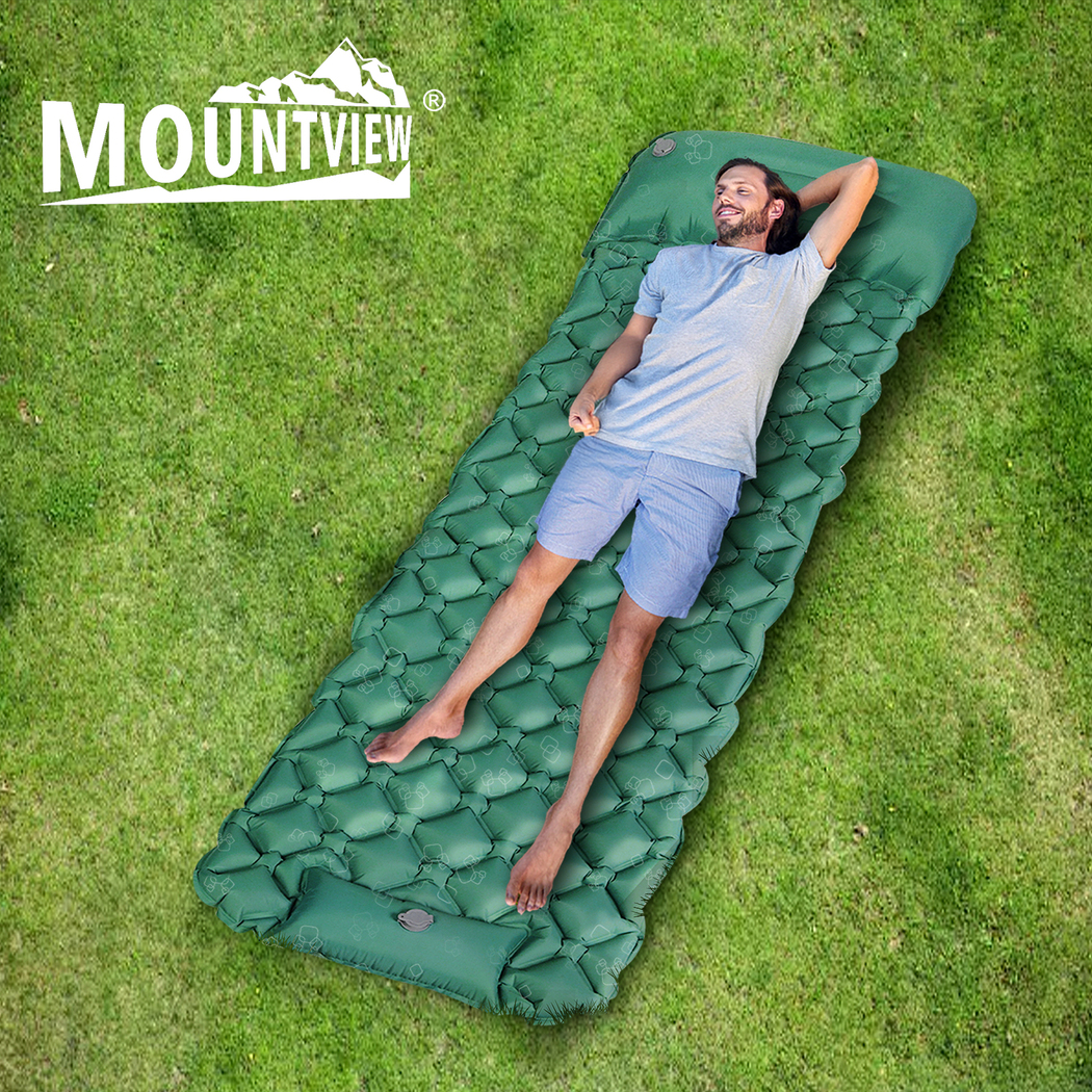 Mountview Self Inflating Mattress Camping Air Bed Sleeping Pad Double Pillow Bag - Picture 35 of 36