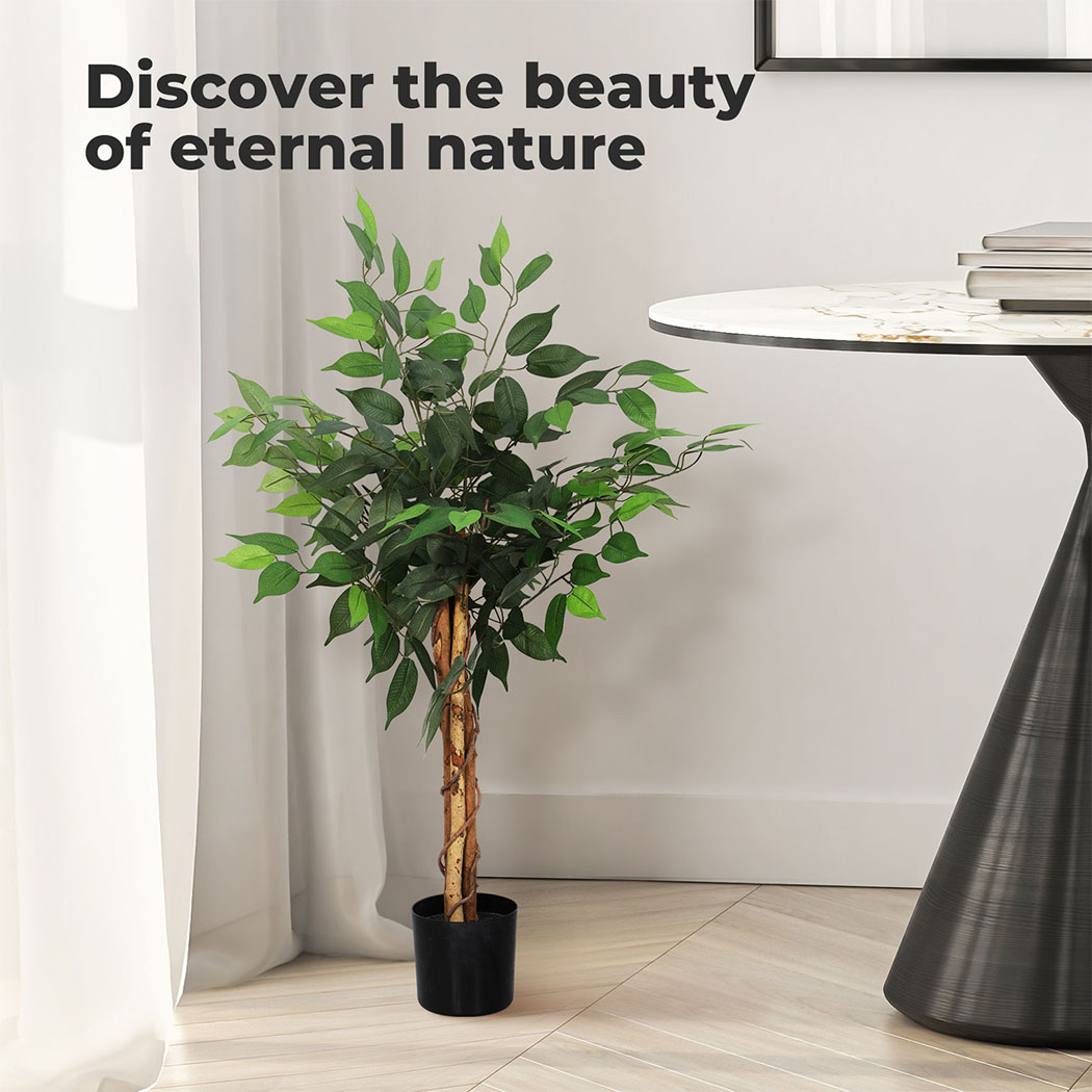 Lambu Artificial Plants Palm in Pot Fake Tree Lifelike Home Office Decor Indoor - Picture 38 of 48