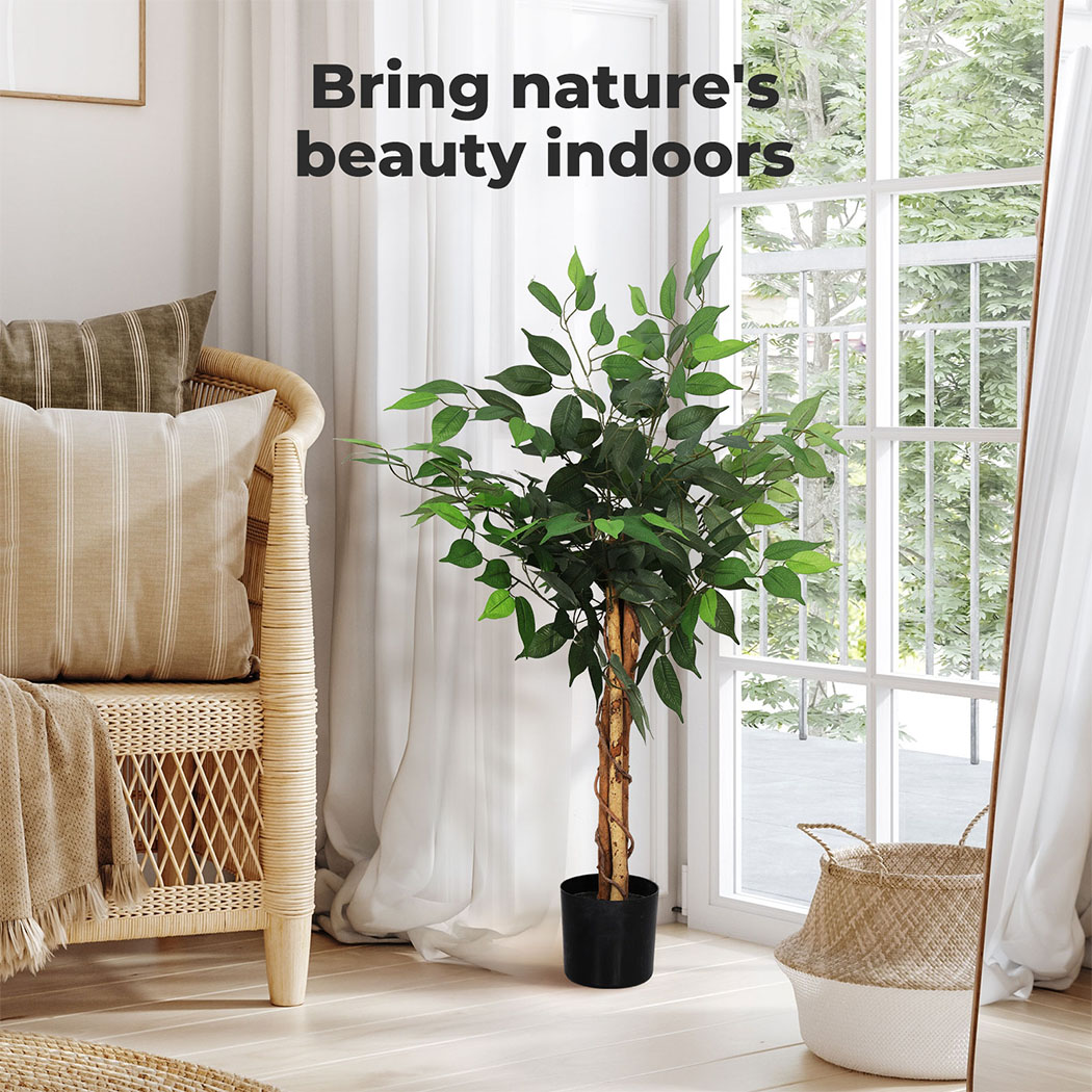 Lambu Artificial Plants Palm in Pot Fake Tree Lifelike Home Office Decor Indoor - Picture 40 of 48