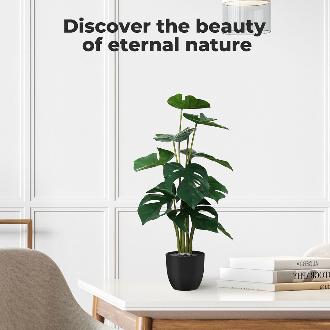 Lambu Artificial Plants Palm in Pot Fake Tree Lifelike Home Office Decor Indoor - Picture 14 of 48
