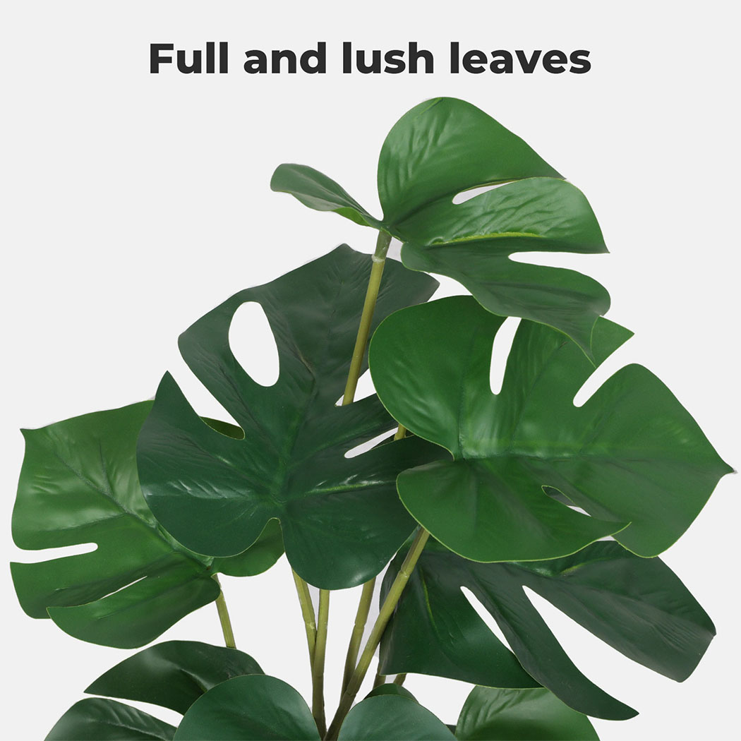 Lambu Artificial Plants Palm in Pot Fake Tree Lifelike Home Office Decor Indoor - Picture 17 of 48