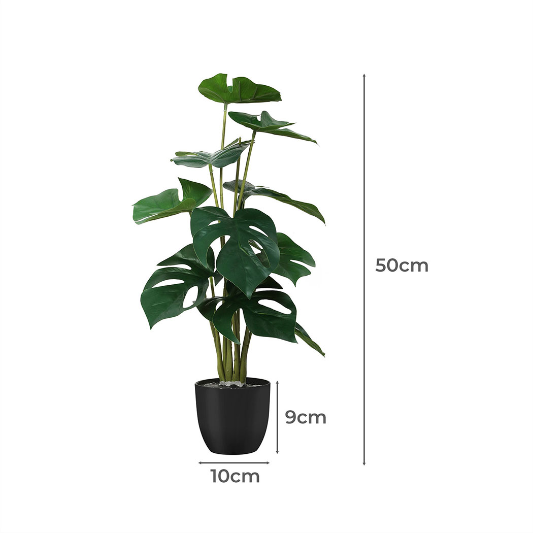 Lambu Artificial Plants Palm in Pot Fake Tree Lifelike Home Office Decor Indoor - Picture 22 of 48